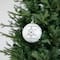 Glitzhome® 18 Pack Elegant Silver Deluxe Large Shatterproof Ornaments